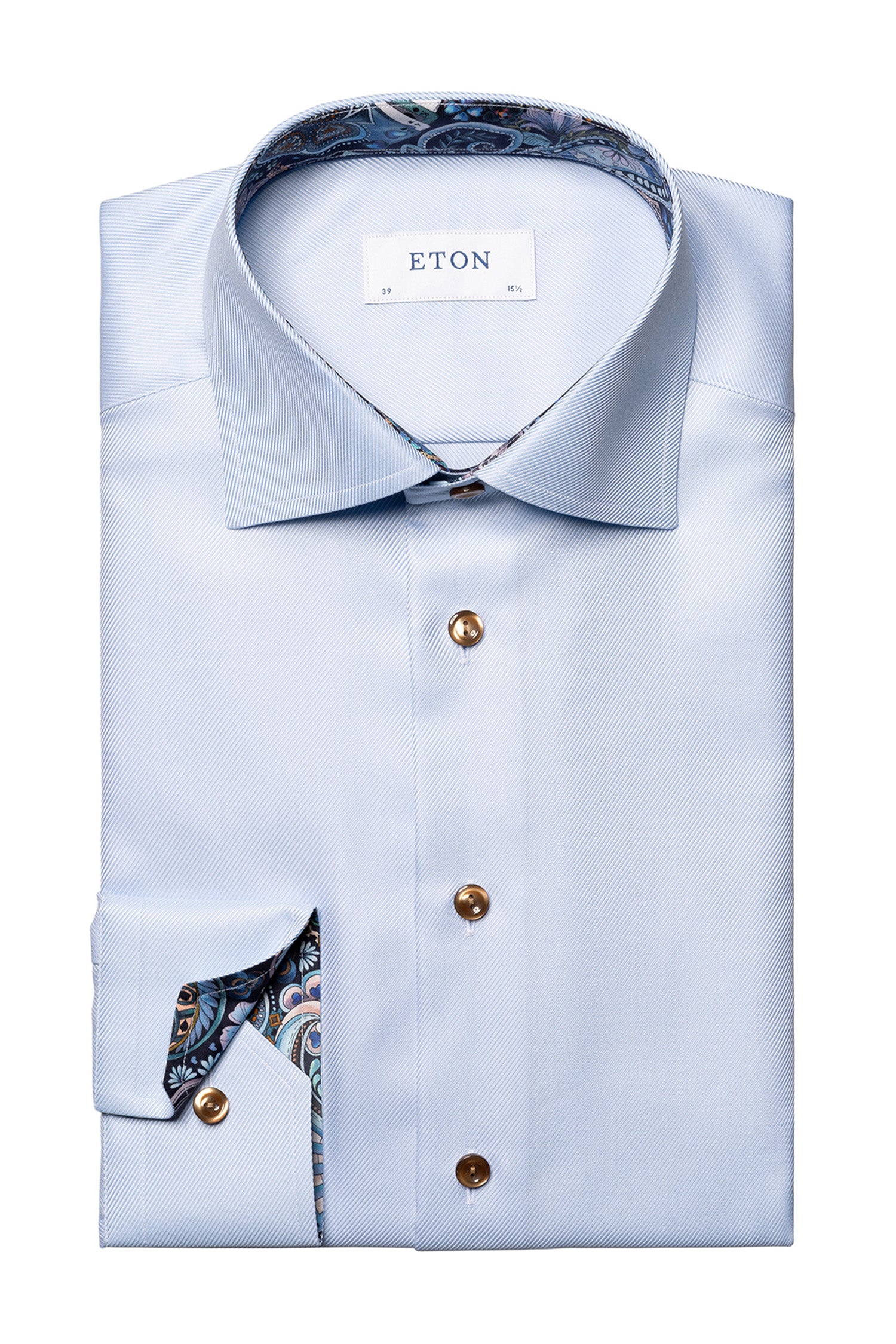 ETON | Shirt Choc Buttons | Blue