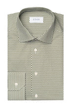 ETON | Flower Pattern Shirt | Army Green