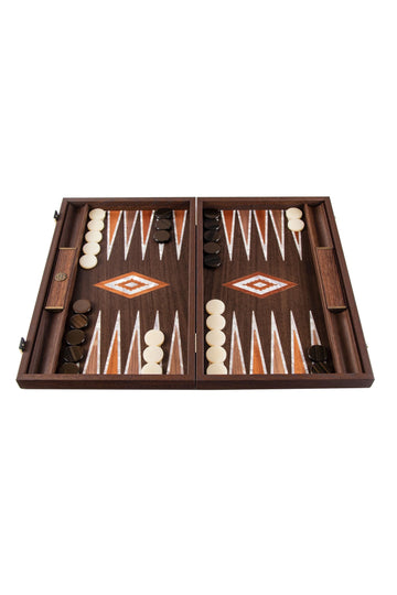 MANOPOULOS | Premium Backgammon Set 48x30cm | Pearl