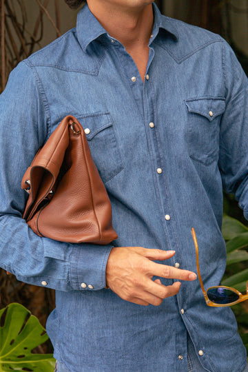 TRAMAROSSA | Western Shirt | Light Denim