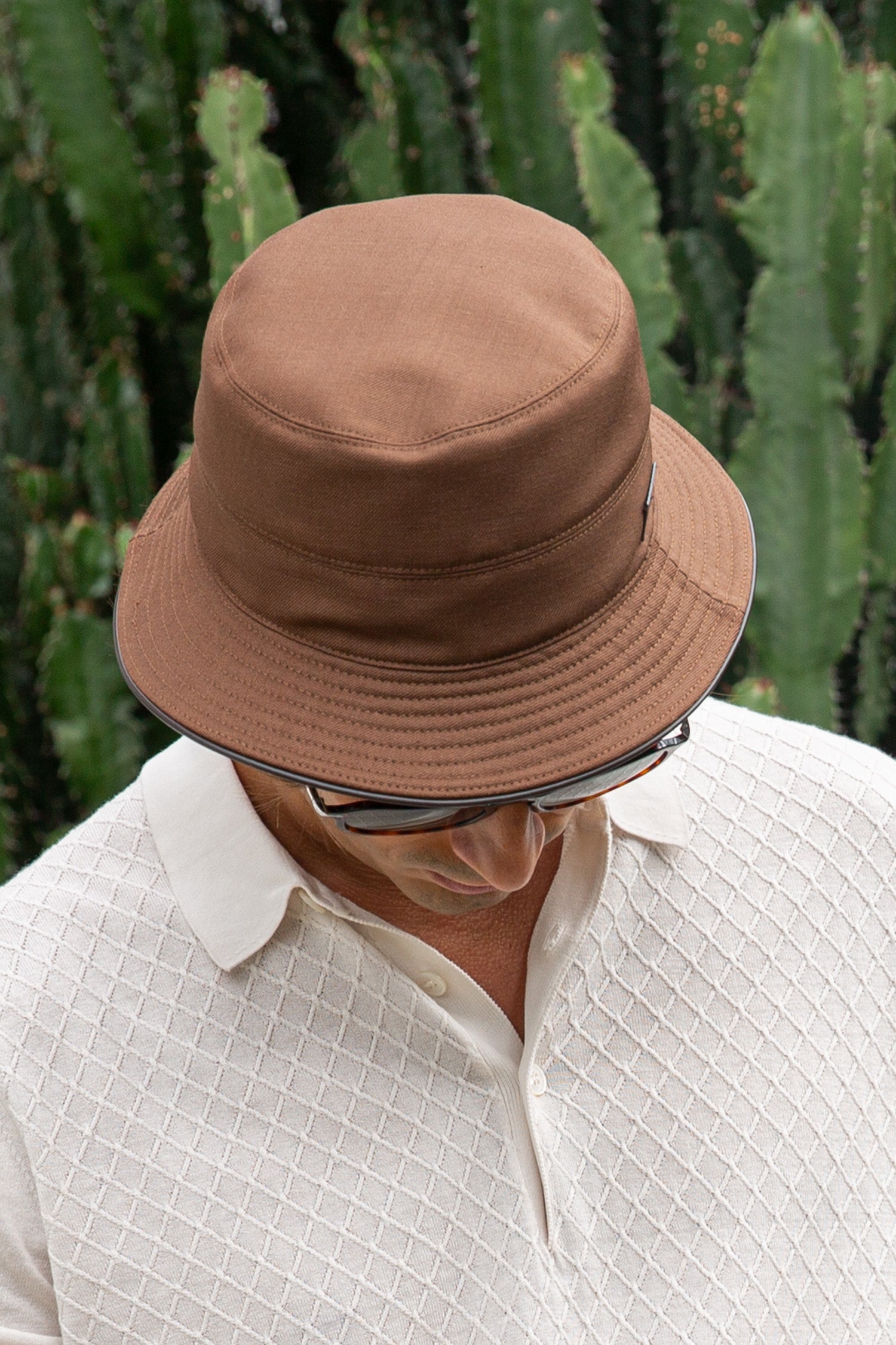 CANALI | Bucket Hat | Tobacco