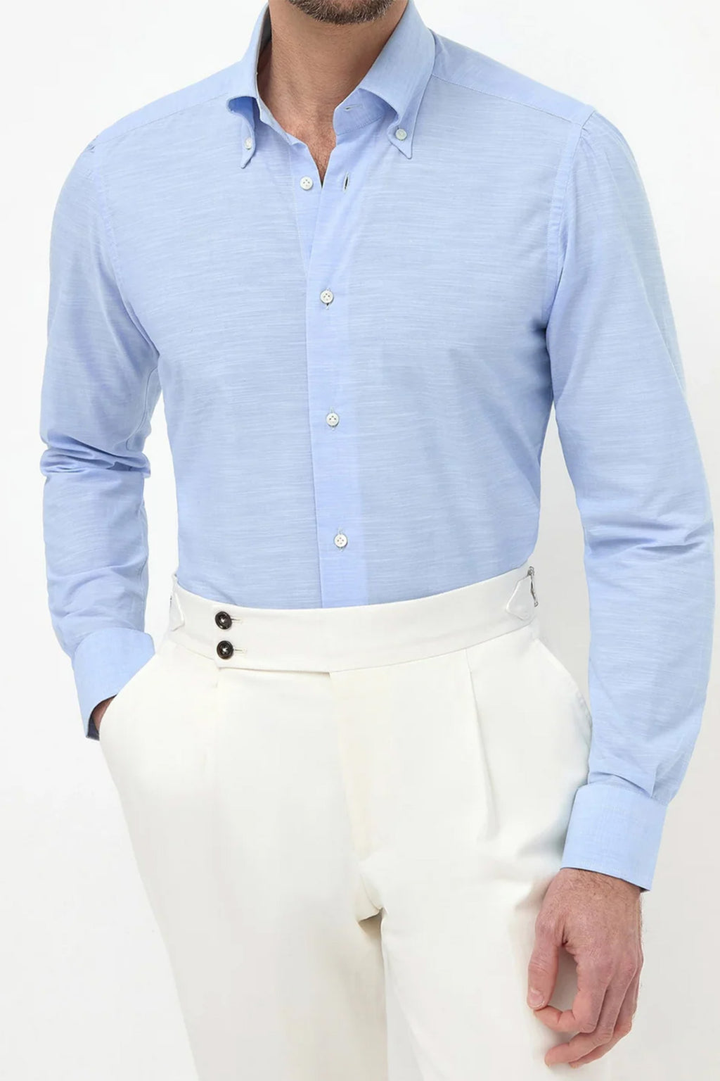 PINI PARMA | Sartorial Bamboo Shirt | Blue