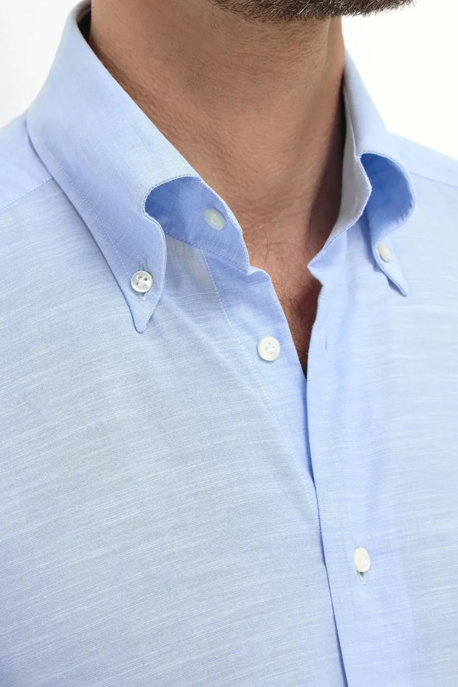PINI PARMA | Sartorial Bamboo Shirt | Blue