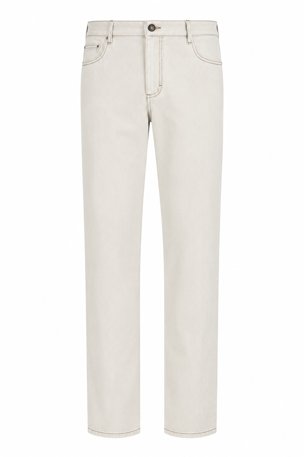 CANALI | Jeans With Contrast Stitching | Off-White