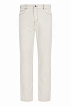 CANALI | Jeans With Contrast Stitching | Off-White