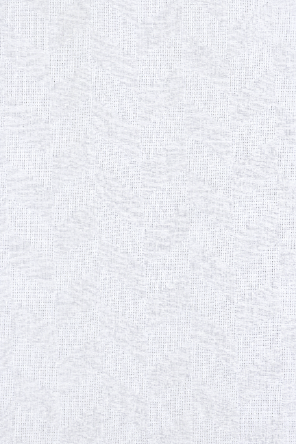 CANALI | Check-Like Linen Shirt | White