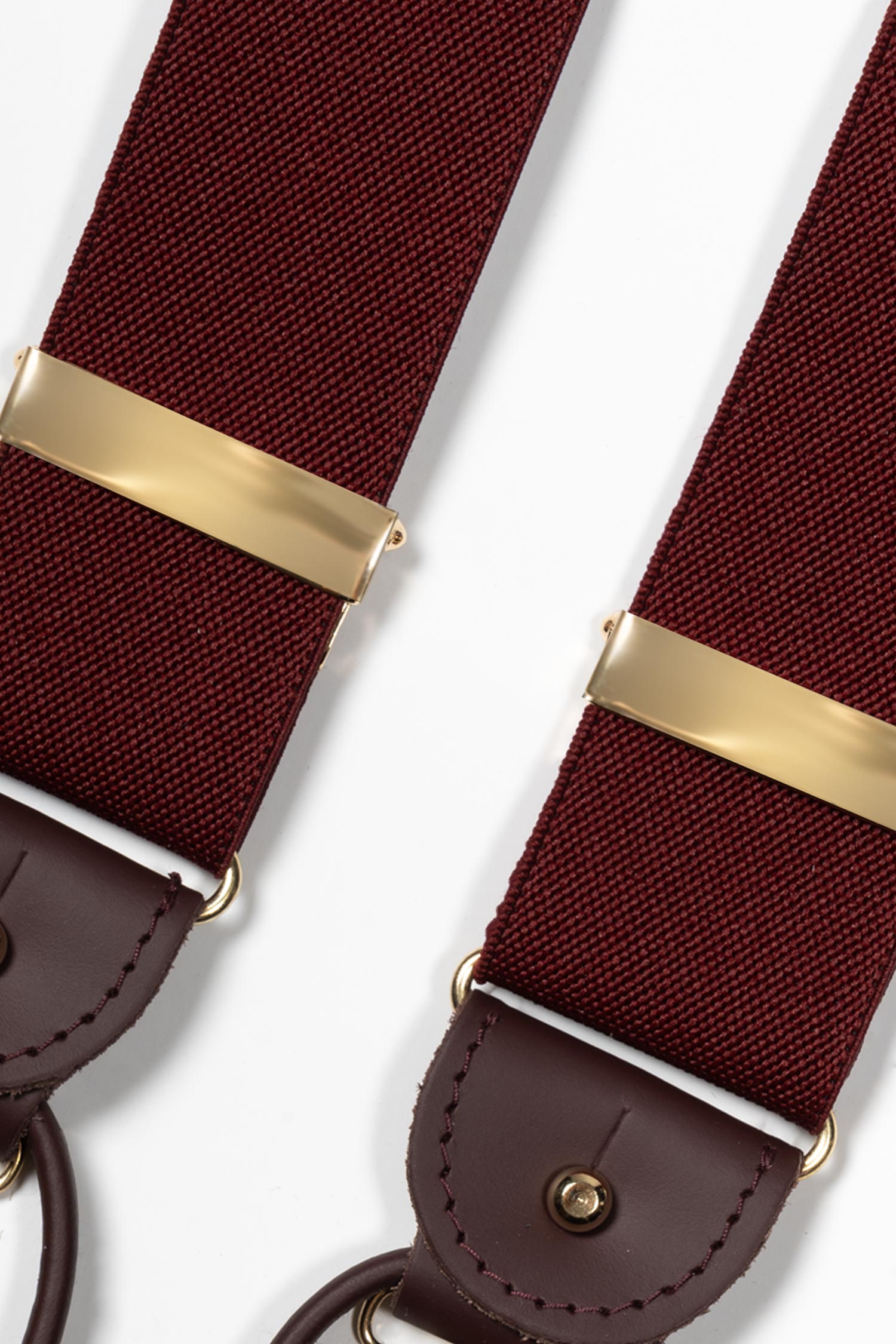 ALBERT THURSTON | Plain 2-In-1 Braces | Wine