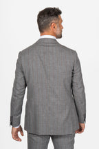 CANALI | Drop 7 Wool & Silk Pinstripe Suit | Grey