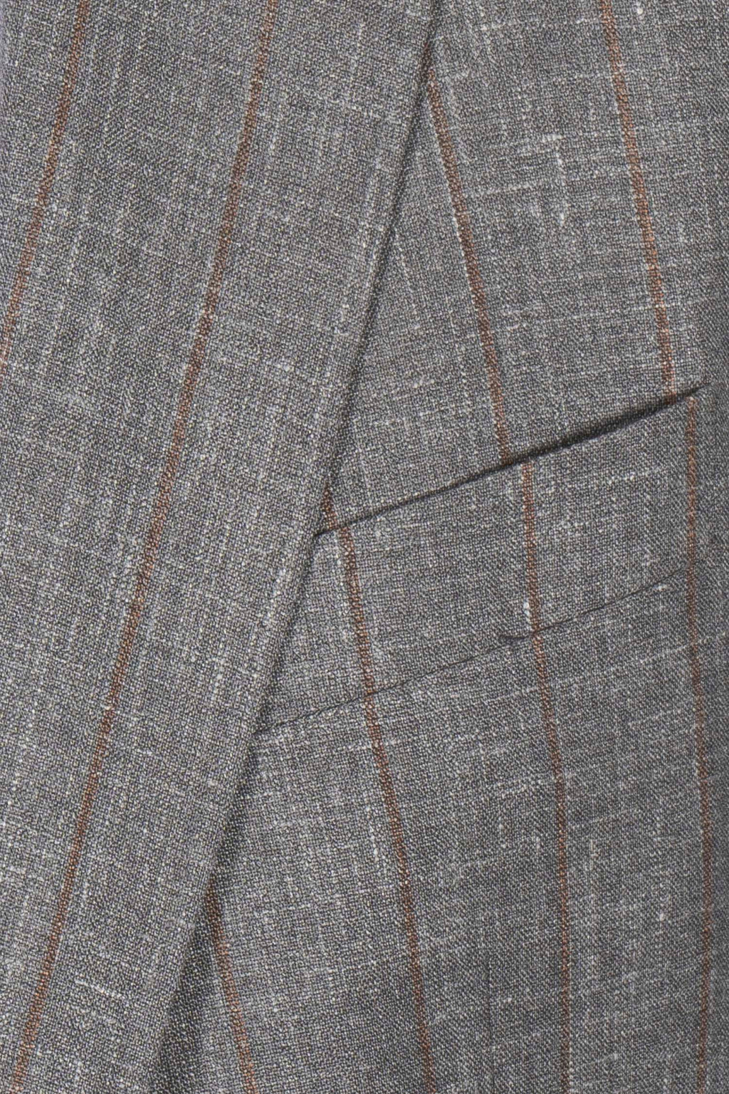 CANALI | Drop 7 Wool & Silk Pinstripe Suit | Grey