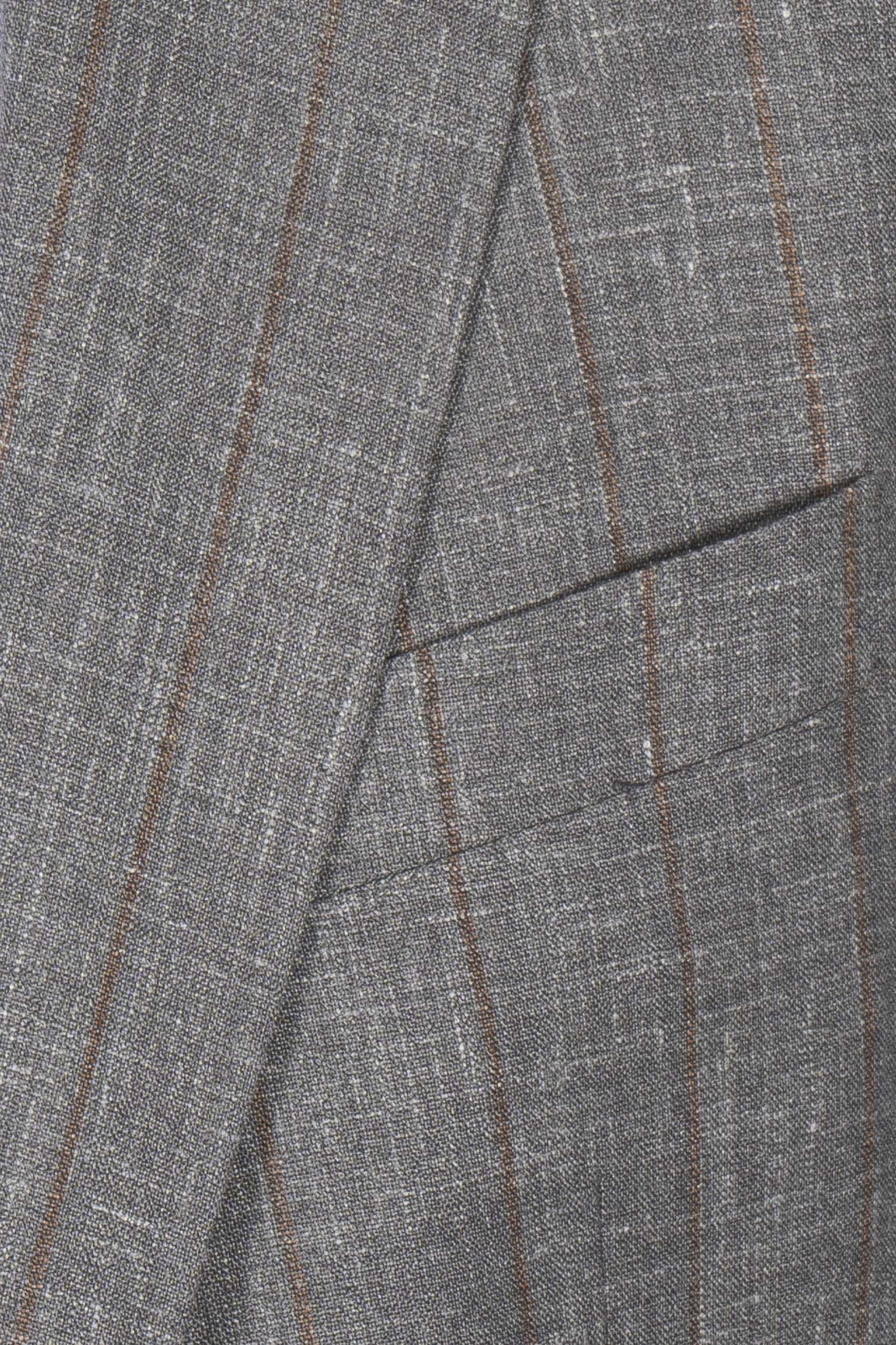 CANALI | Drop 7 Wool & Silk Pinstripe Suit | Grey