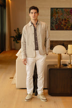 ETON | Overshirt With Patch Pockets | Beige