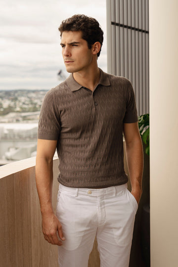 FEDELI Bitter Chocolate Rumba Knit