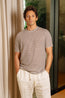 FEDELI | Striped T-shirt | Chocolate & White