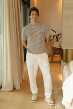 ALTEA | Linen Trousers |  White