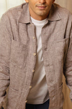 BRUNELLO CUCINELLI | Safari Overshirt | Brown