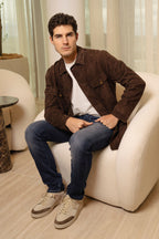 CANALI | Safari Shirt-Jacket | Chocolate