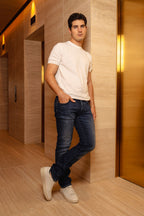 CANALI | Knitted Crew Neck Cotton T-shirt | White