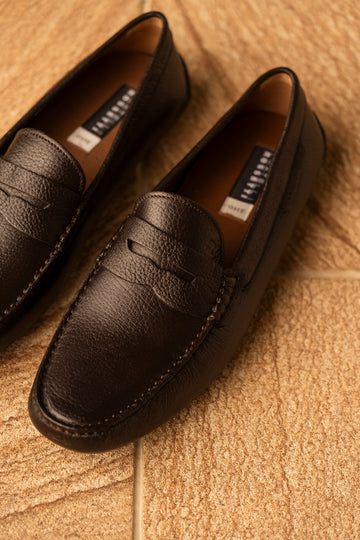 FRATELLI ROSSETTI Dark Brown Driving Loafer