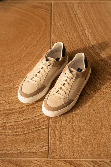 FRATELLI ROSSETTI Latte Perforated Sand Shoe