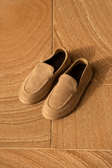 CANALI Light Brown Unlined Loafer