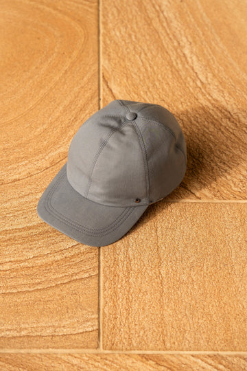 CANALI Blue Linen & Silk Cap