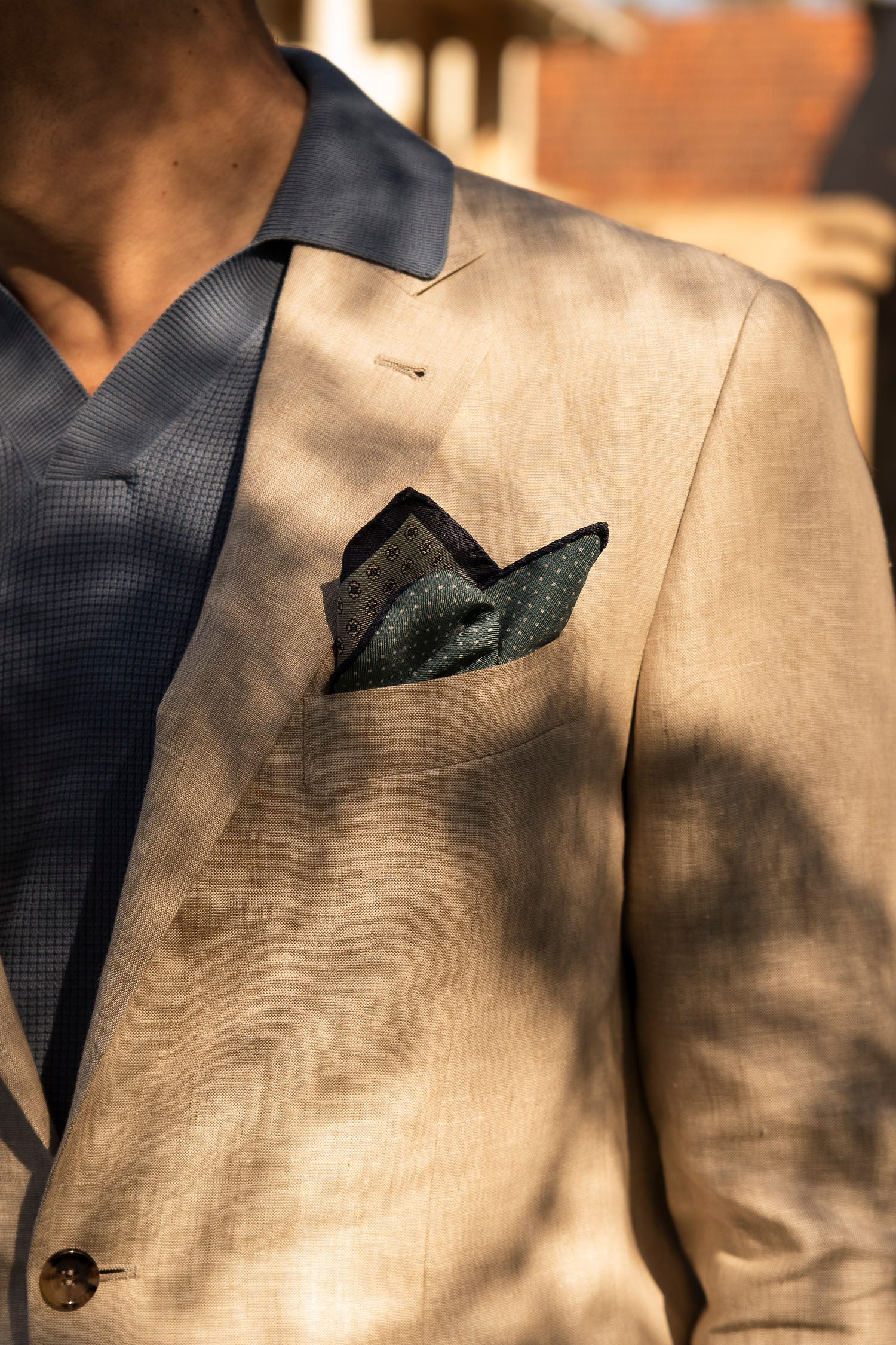 CANALI | Drop 7 Linen Suit | Sand