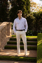 CANALI | Slim Leg Stretch Chino | Cream