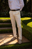 CANALI | Slim Leg Stretch Chino | Cream
