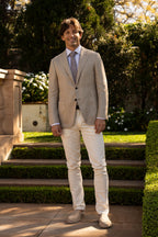 CANALI | Slim Leg Stretch Chino | Cream