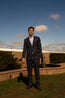 CANALI | Multi-Line Check Suit | Navy