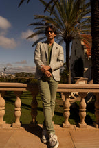 CANALI | Slim Leg Stretch Chino | Pistachio