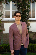 CANALI | Drop 7 Wool Blend Jacket | Rouge