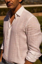 CANALI | Self-Checked Shirt | White