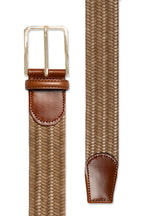 CANALI | Plaited Belt | Beige
