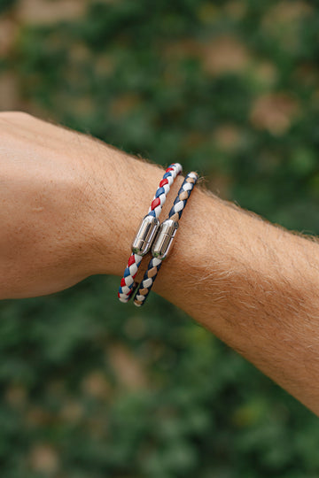 MO BRACELET LEATHER TRI-COLOUR