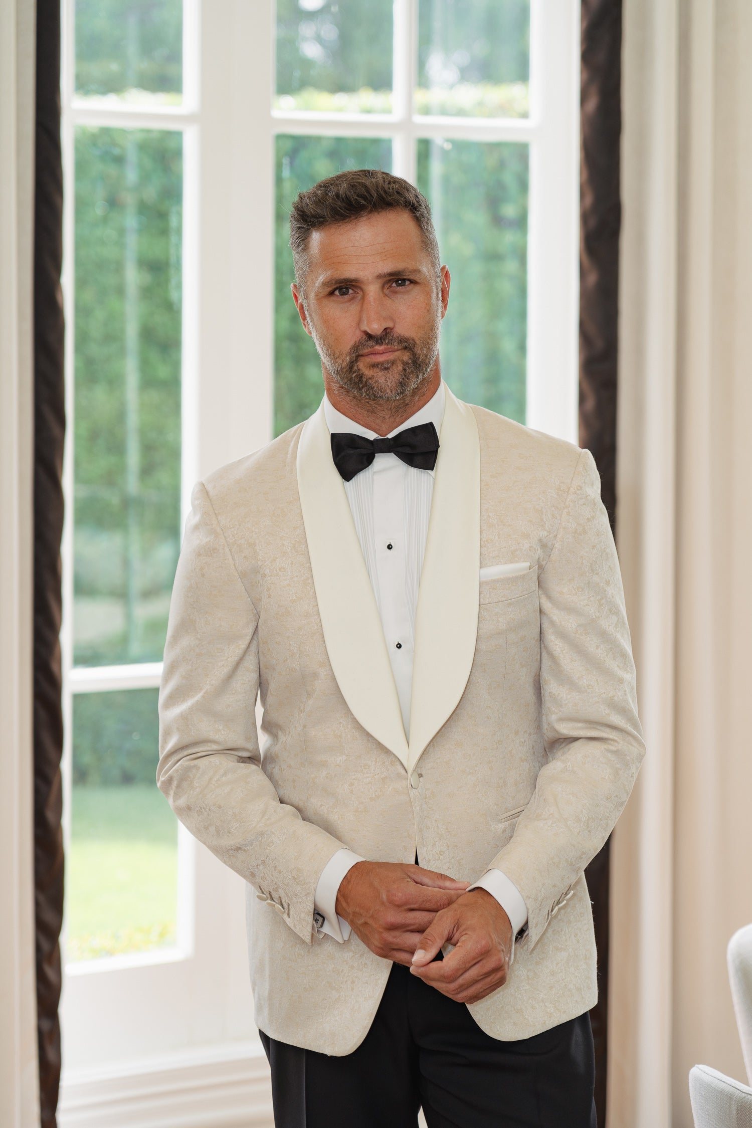 CANALI | Shawl Dinner Jacket | Champagne