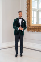 CANALI | Velvet Dinner Jacket | Bottle Green