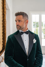 CANALI | Velvet Dinner Jacket | Bottle Green