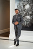 CANALI | Two-Tone Capri Suit | Mid-Grey
