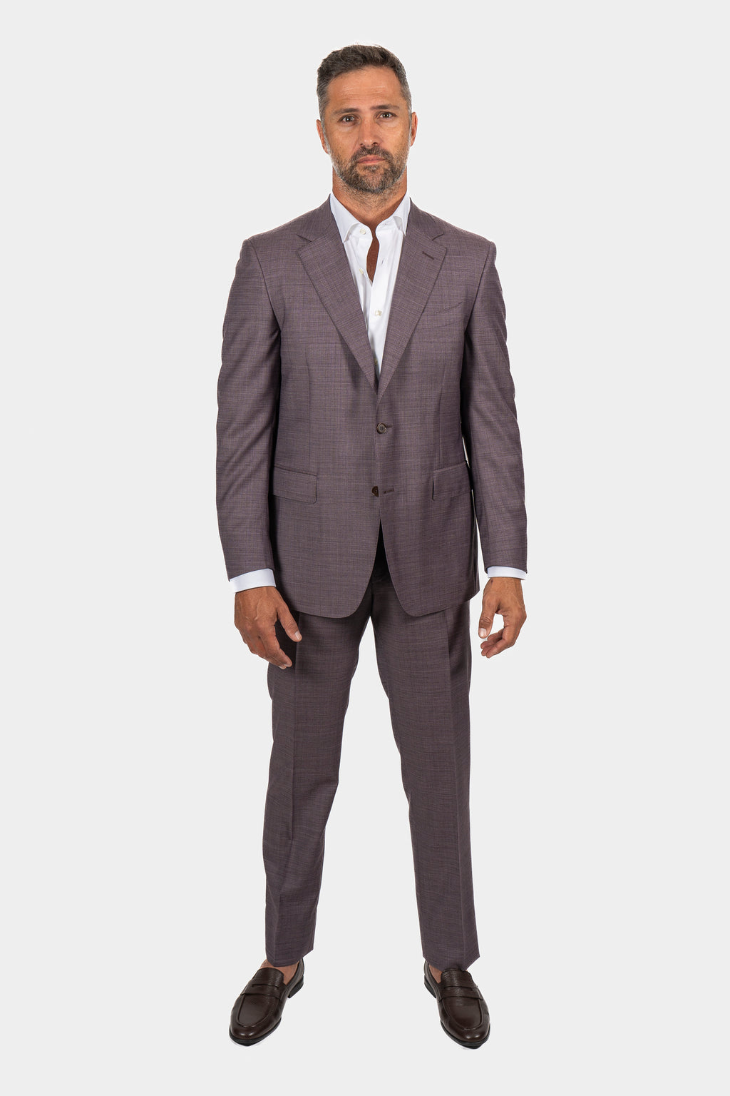 CANALI | Two-Tone Suit | Mauve