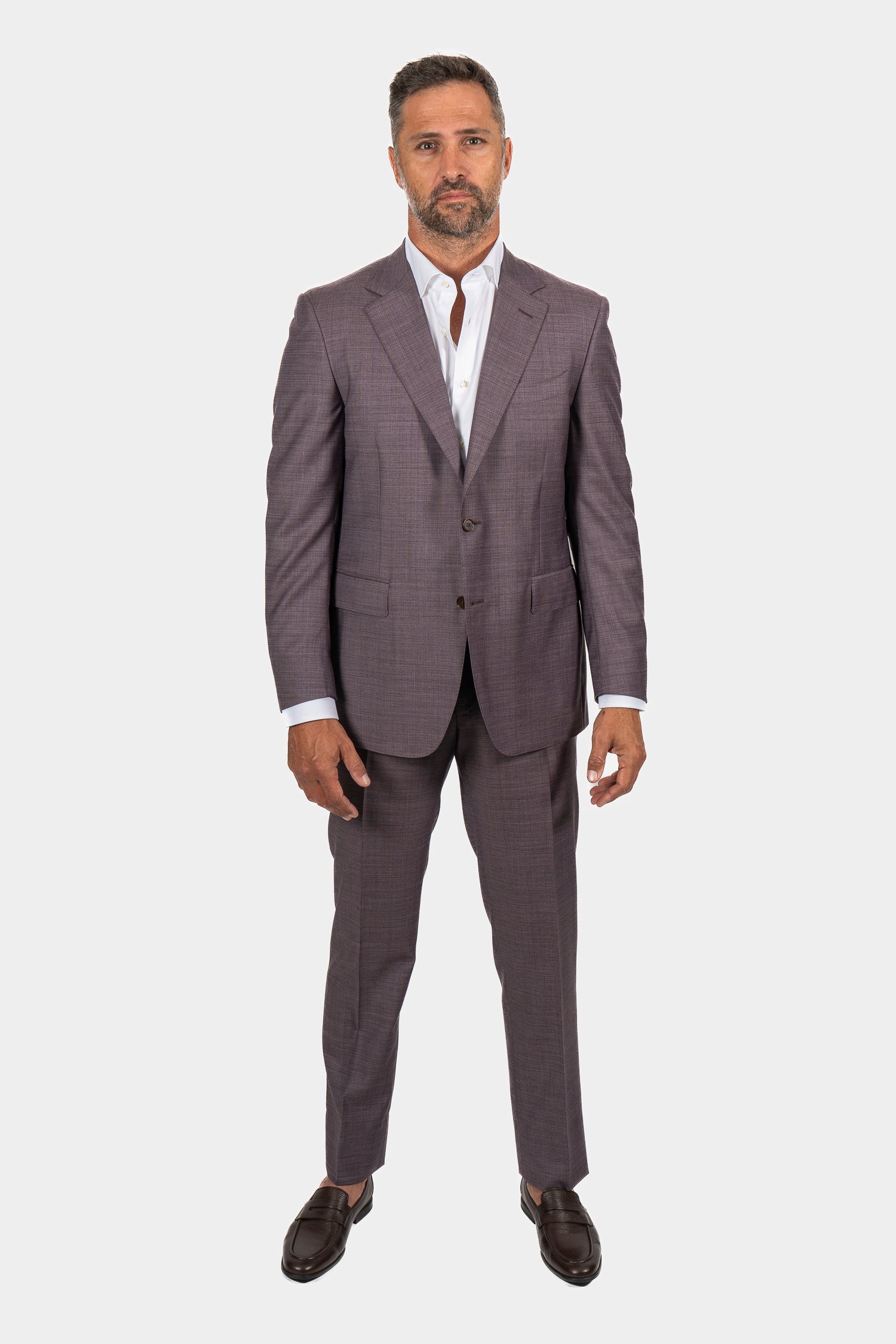 CANALI | Two-Tone Suit | Mauve