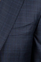 CANALI | Exclusive Super 150 Check Suit | Navy