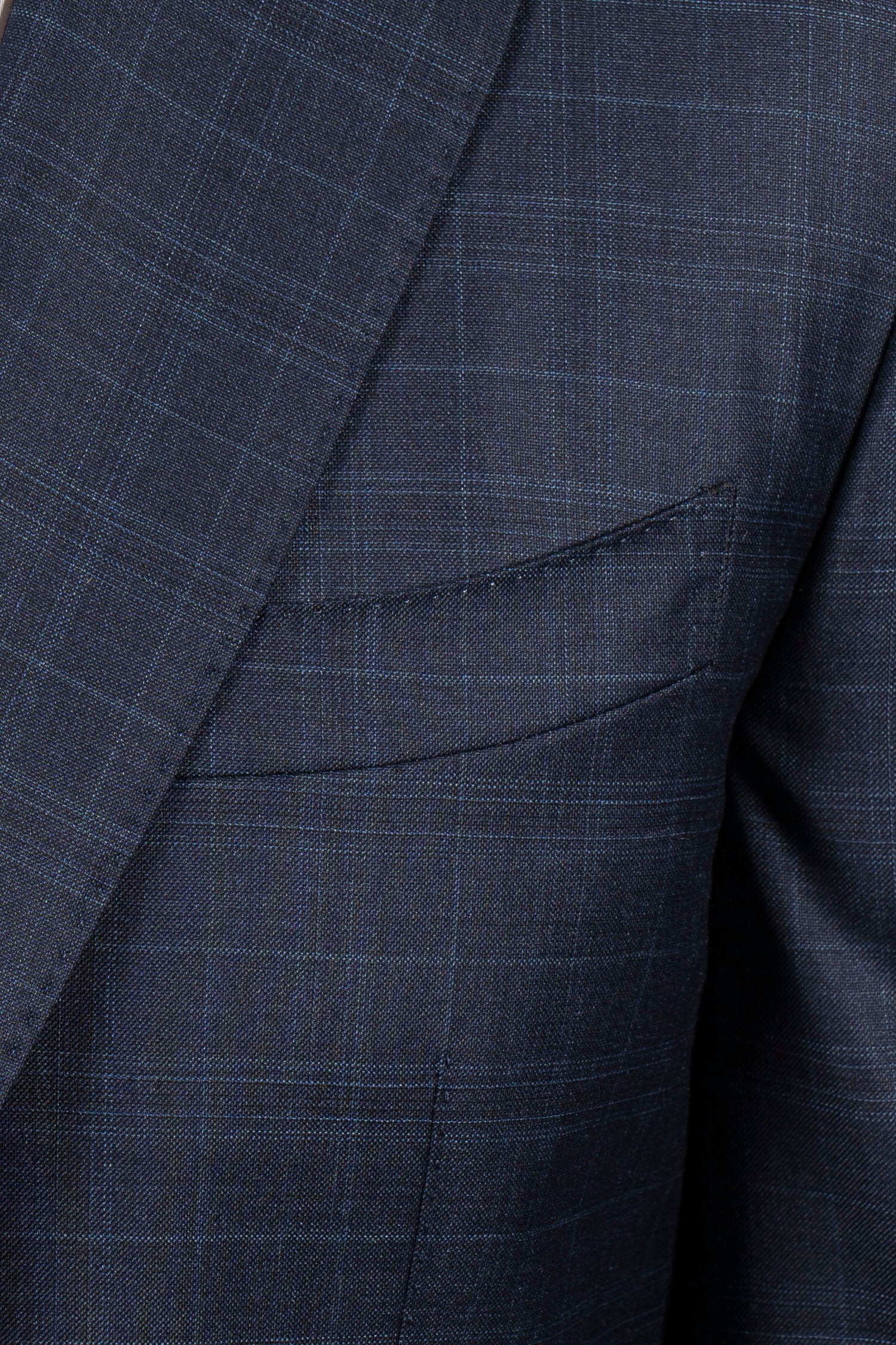 CANALI | Exclusive Super 150 Check Suit | Navy
