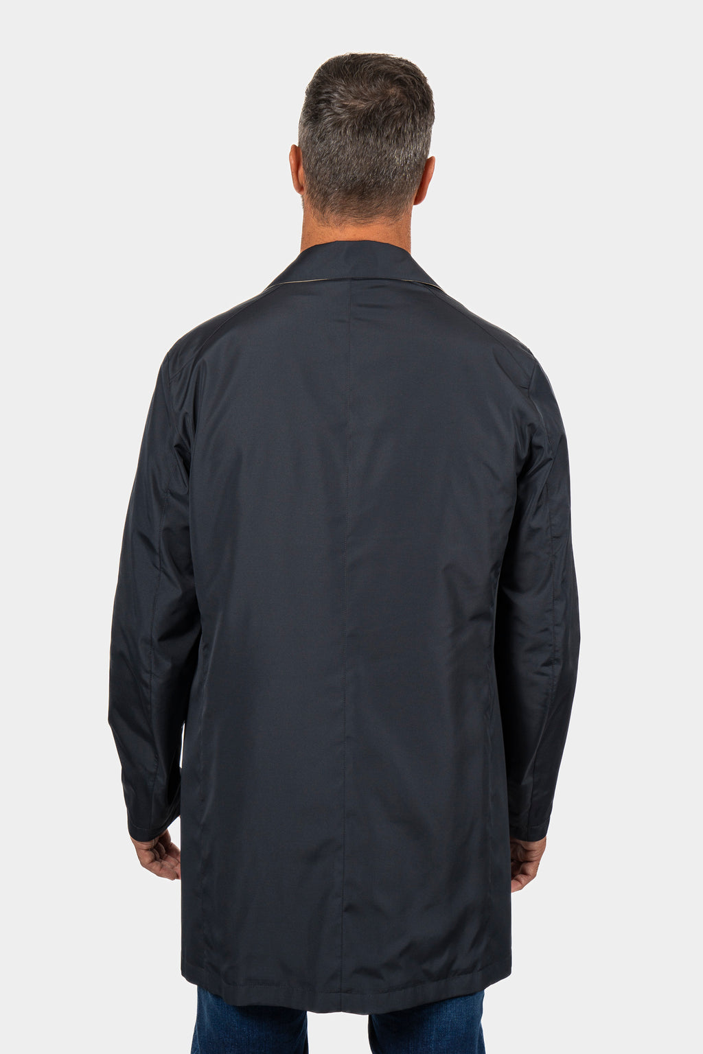 CANALI | Reversible Raincoat | Navy & Beige