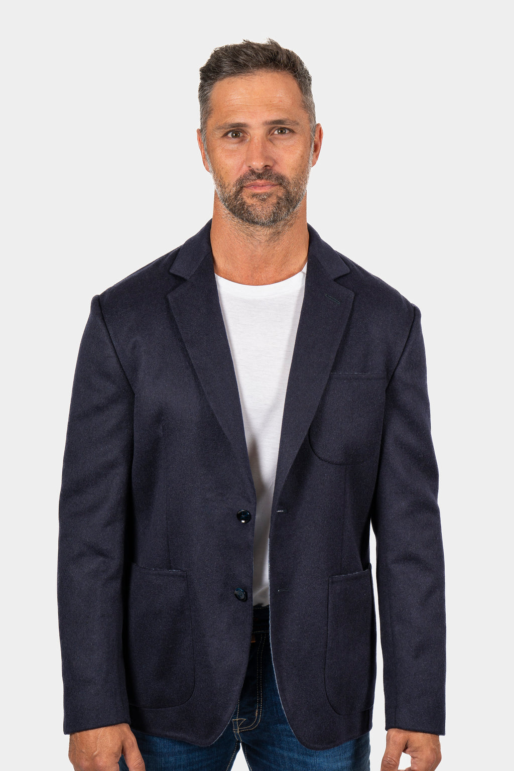 BRIONI | Cashmere-Silk-Wool Jacket | Navy