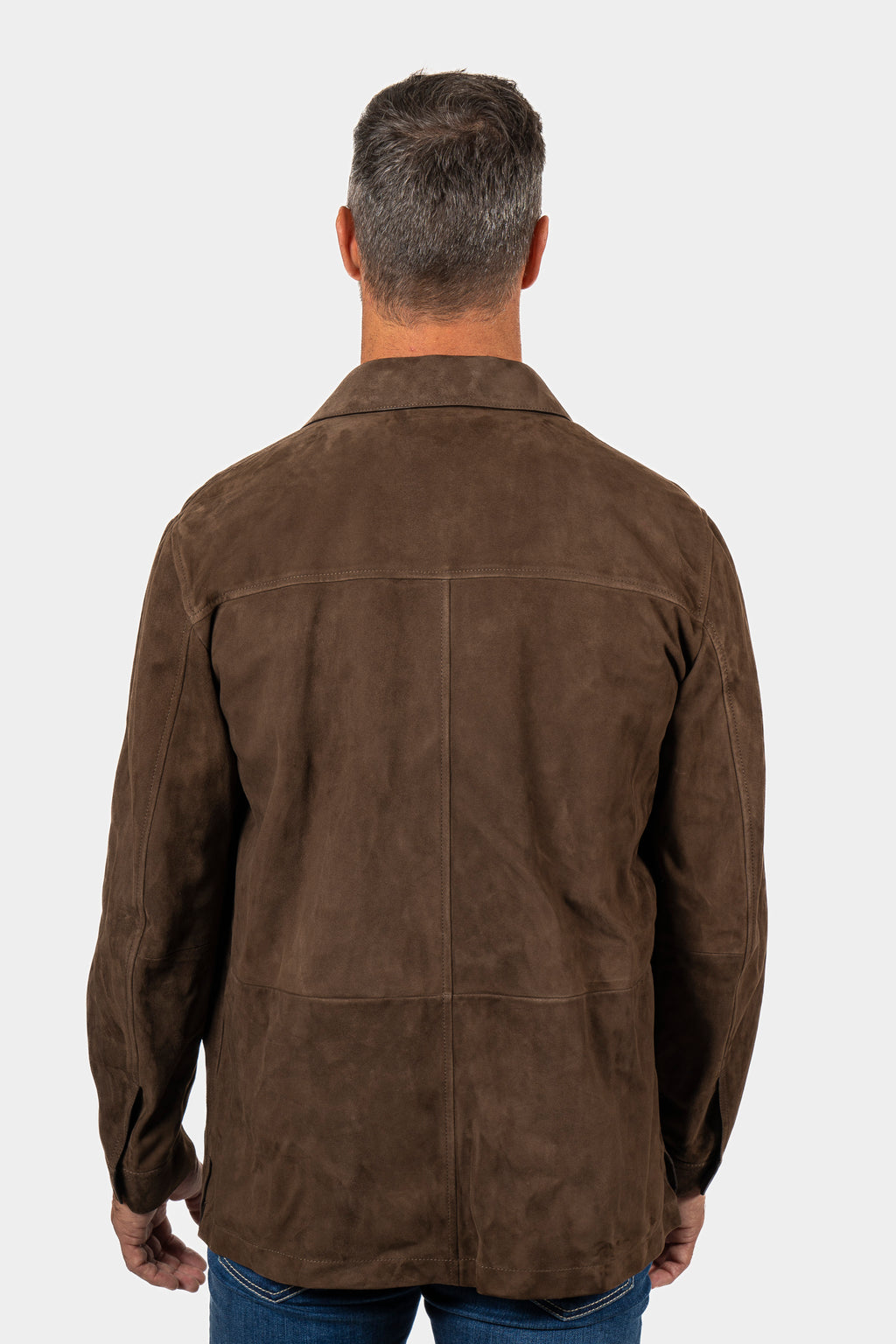 BRIONI | Suede Jacket | Chocolate