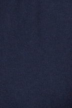 CANALI | Zip-Neck Knitted Polo | Navy