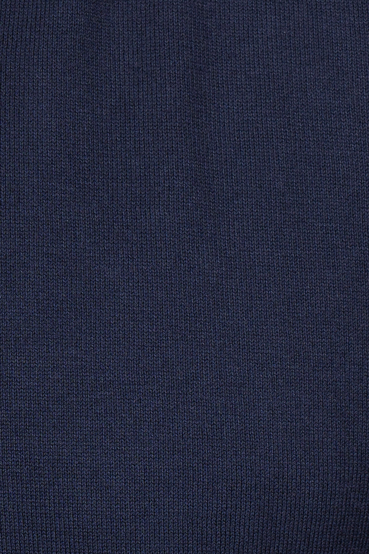 CANALI | Zip-Neck Knitted Polo | Navy