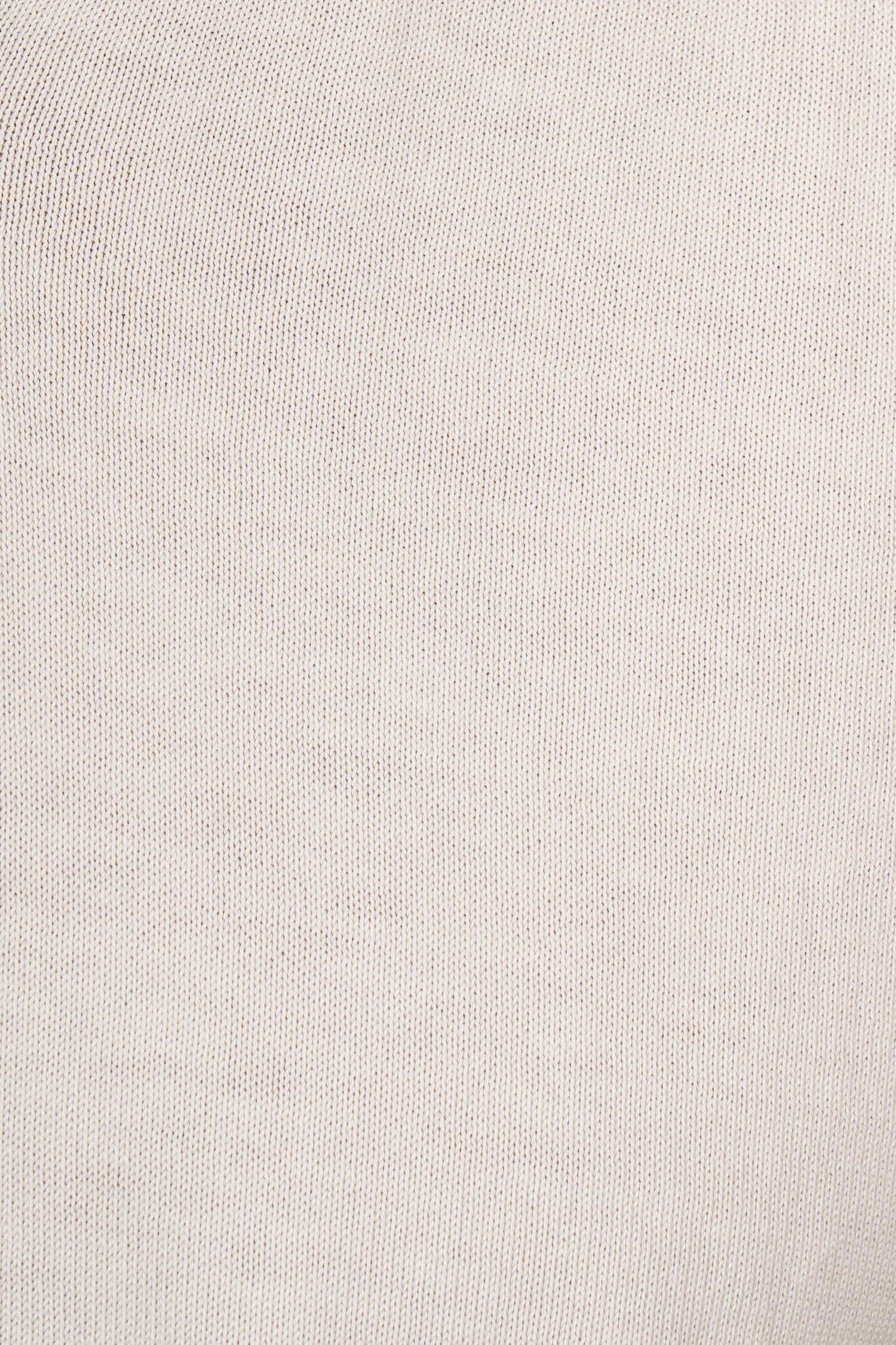 CANALI | V-Neck Knit Polo | Off-White