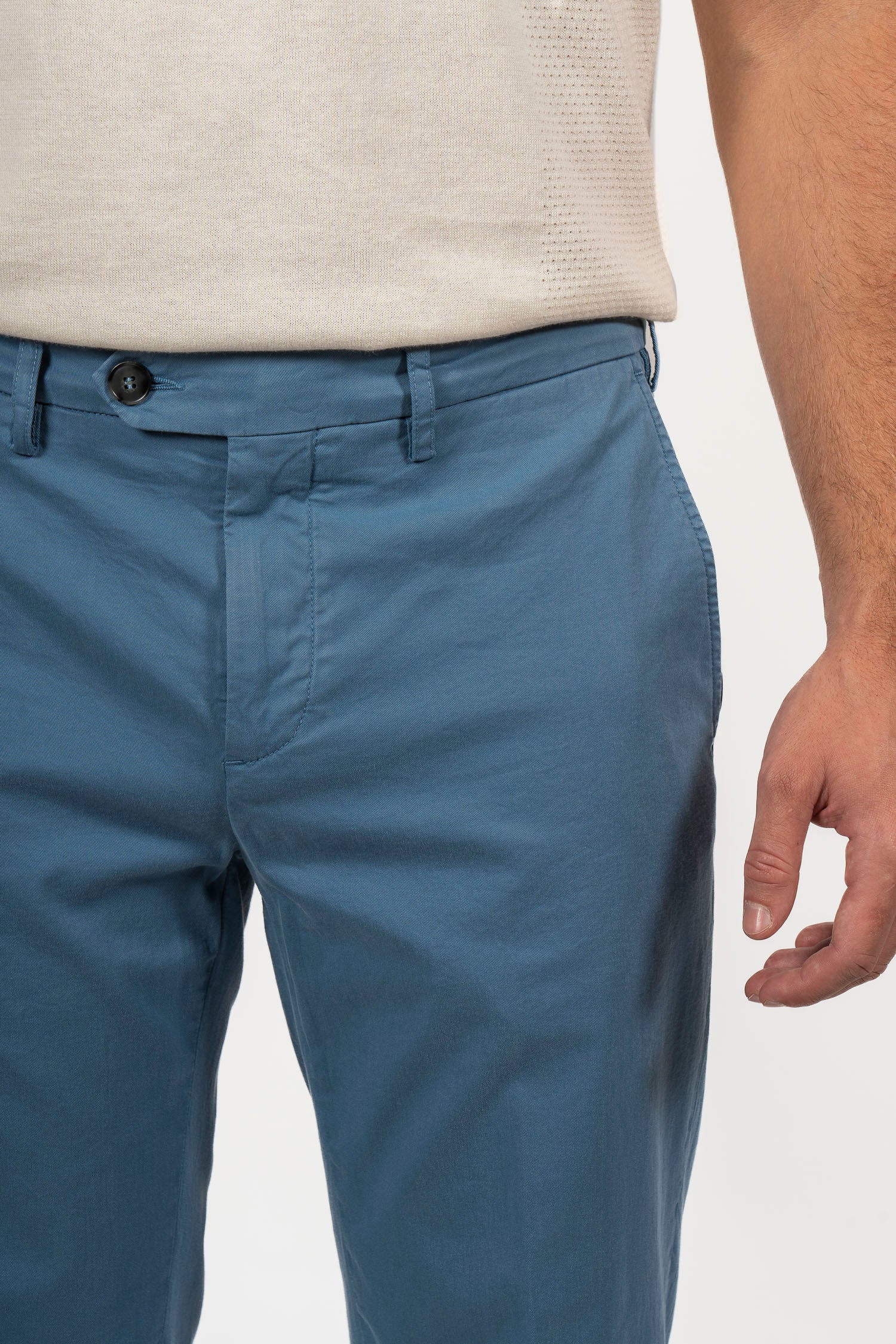 CANALI | Stretch Chino | Sky Blue